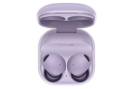 Samsung Galaxy Buds2 Pro, with Innovative AI features, Bluetooth Truly Wireless in Ear Earbuds with Noise Cancellation (Bora Purple)